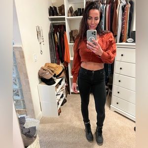 Free People Black Jean Leggings